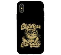 Childless Cat Lady Funny Kamala Harris 2024 for President Ca Case for iPhone X/XS