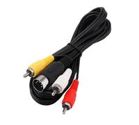 CHILDMORY 1.8M/5.9FT AV Audio Video Composite TV Cable Compatible for Genesis 1/Mega Drive 1