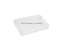 CHILDMORY 10Pcs Clear Box Case Sleeve CIB Protector for SNES N64 Games Cartridge Box