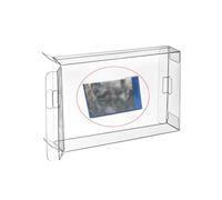 CHILDMORY 10Pcs Clear Protective Box Case Display Sleeve Protector for PS3 PS4 Games Cartridge DVD Disc Box