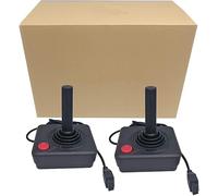 CHILDMORY Controller 2pcs Black Retro Classic Gamepad Joysticks for Atari 2600 System Console