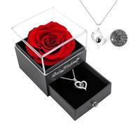 Childom Birthday Gift for Women,Red Preserved Flowers Rose Gifts for Mum,Christmas Rose Gifts For Women Her Mum Friend,Romantic Valentines Present for Teacher Wedding Anniversary Engagement Graduation