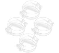 Childproof Door Lock Cover 4pcs Abs Glue Protective Cover