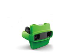 Children 3D Animal Slide Viewer - Interactive STEM Learning Toy with Optical Depth 3D Slides, Shock Absorption Design, Natural Themes, Classroom and Home Retro Mechanical Education Toys (Green)