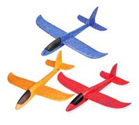 Children Airplane Gliders, 3 Pack Airplane Toys, Throwing Foam Airplanes Toy, Outdoor Flying Toys Aircraft Model Planes For Kids, For 4 5 6 7 8 Year Old Boys Girls