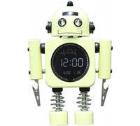 Children Alarm Clock Clock Clock Bedside Clock With Night Light Metal And Build For Display suitable for waking up on schedule study desks bedrooms, YellowNice Processed