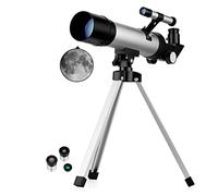 Children Astronomical Telescope, with Star Mirror Tripod Set, Portable Zooming Monocular Stargazing Binoculars for Space, Gifts for Watching Universe