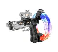 Children Automatic Squirt Blaster Toy 800ml Water Tank Long Range Water Blasters 1200mA Battery Life Christmas Birthday Gifts for Children and Adult (Black) (1 Black)