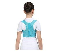 Children Back Posture Corrector Support Belt,Teenager Shoulder Back Posture Corrector for Back Pain and Stress Relief (Color : Blue, Size : Large)