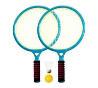 Children Badminton Set, Outdoor Sport Game, Indoor Play Set, Lightweight Racket Kit, for Backyard Beach Garden Park School Camping Patio Playground Family Gathering Birthday Fun Activity 37.5x23.5cm