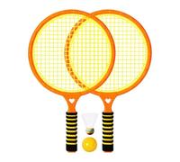 Children Badminton Set, Outdoor Sport Game, Indoor Play Set, Lightweight Racket Kit, for Backyard Beach Garden Park School Camping Patio Playground Family Gathering Birthday Fun Activity 37.5x23.5cm