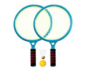 Children Badminton Set, Outdoor Sport Game, Indoor Play Set, Lightweight Racket Kit, for Backyard Beach Garden Park School Camping Patio Playground Family Gathering Birthday Fun Activity 37.5x23.5cm