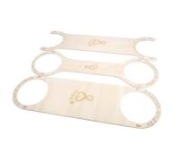 ＡＷＨＡＯ Children Balance Board Wooden Balance Beam Bridge Stepping Board Sensory With Non Slip Support Oak Wood Body Suitable for balance practice indoor