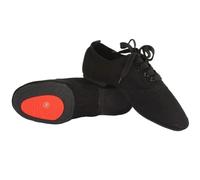 Children Ballet Shoes Kids' Canvas Ballet Shoes Women Men Dance Shoes Tango Latin Modern Jazz Dance Yoga Training Footwear(Black Rubber Sole,45)