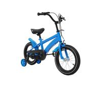 Children Bicycle 14 Inch Wheels Kids Bike Training Wheels Balance Bike with Adjustable Seat Non Slip Handlebar Stable Design for Outdoor Exercise Recreation Confidence Building (Blue)