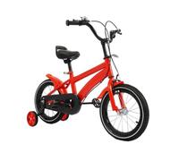 Children Bicycle 14 Inch Wheels Kids Bike Training Wheels Balance Bike with Adjustable Seat Non Slip Handlebar Stable Design for Outdoor Exercise Recreation Confidence Building (Red)