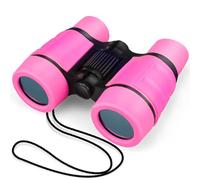 Children Binoculars for Girls Age 3-8 Year Old 4x30 High Resolution Telescope Binoculars for Kids for 3 4 5 6 7 8 Girls Outdoor Toys Gifts for Girls Birthday Present Gifts Age 3-8 Year Old