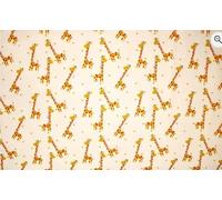 Children Boy Girl Tractors Cowboys Trees Animals Hedgehog Spring Autumn Multicoloured Polycotton Prints (Per Metre) - Sewing Quilting Dress Fabric - Simply Sew Crafty™ (Cute Yellow Giraffes)