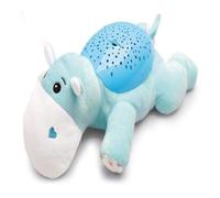 Children Cartoon Animal Electric Music Starry Sky Projection Light Hippo Elephant Sleeping Light Comfort Toy Without Battery