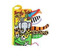 Children Cartoon Cloth Book Baby Sensory Book Stereo Animal Tails Baby Children Bed Decoration Early Educational Toy Interactive Development Toys Jungle Tail