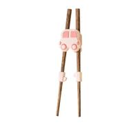 Children Chopsticks Trainer, Reusable Finger Helper, Cute Car Learning Sticks, Beginner Practice Utensils for Developing Grip Coordination and Table Skills, Ideal for Home School Lunch Dining 4x18.1cm