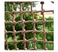 Children Climbing Frame Net, Rope Netting Cargo Playground Kids Rock Ladder Wall Hammock Tree House Playset Swingset(10X10cm,3X7m (9.84X22.96ft))