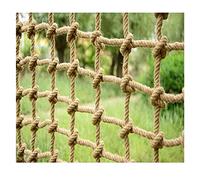 Children Climbing Frame Net, Rope Netting Climbing Cargo Net Playground Kids Child Rock Ladder Wall Hammock Tree House Playset Swingset Dia 10mm 12cm(4X4m(13.12X13.12ft))
