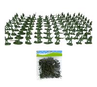 Children Combat Soldier Figure Toy 100Pieces/Set With 12 Types Postures Great For Combat Enthusiasts Shelf Display Figure Toy Soldier Set