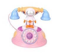 Children Corded Telephone Toy - plasticse Call Phone, Playtime Talking Device, Classic Desk Dialer, Interactive Learning Tool | Call Phone for Creative Storytelling Development for Bedroom Desk