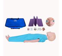 Children CPR First Aid Training Manikin Full Body CPR Training Manikin First Aid CPR for Infarcted Airway Obstruction Pacing Artificial Respiration Training Model A