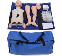 Children CPR Manikins Dummy Training Kit,Full Body CPR First Aid Training Simulator Mannequin for Classroom or Research Centers Nursing Practice