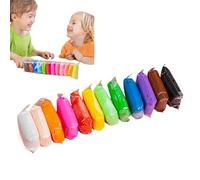 Children Craft Clay Set, Beginner Air Dry Modelling Kit for Kids, School Learning Activities, Made from Light Clay, Develop Fine Motor Skills, Hand-Eye Coordination, Problem-Solving Abilities