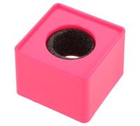 Children Cube Microphone Logo Unit Reusable Plastic | Square Flag, Anti-slip Base, for Conference Interviews and Television Setup
