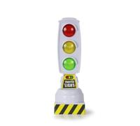 Children Device Toy Traffic Light With Sound And Light Effects Electric Mini Traffic With Three And Stable Base Glossy Finish suitable for pretend play classroom role play birthday gift , White
