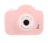 Children Digital Camera 2000W HD Dual Camera, One Key Operation, Special Effect Expressions, Multi Filters, MP3 Game Interface, Rechargeable Toy for Toddler (Pink)