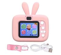 Children Digital Camera with 20MP, 2 Inch Color Display, 400mAh Battery - Automatic Focusing, USB Charging, Fun Puzzle Games for Kids (Roseate)