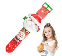 Children Digital Watch - Santa Claus Projection 3D Display, Waterproof Light Up Toy, Educational Time Device | Suitable for Boys Girls Learning Fun, Night Glow, Interactive Play, Gift Celebration