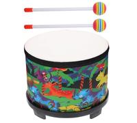Children Drum,8 Inch Floor Tom Drums Set | Colorful Wooden Gathering Club Children Drum With 2 Mallets For Birthday
