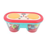Children Educational Light Music Clapping Drum Baby Carousel Hand Clap Drum Electronic Piano Enlightenment Music Toy for Children (Red and Green)