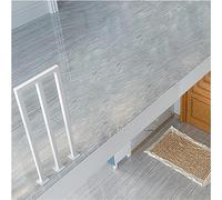 Children & Elderly Safe Balcony Railing - Modern Metal Parapet & Porch Steps Kit White 100cm - Outdoor Protect for Home Safe