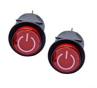 Children Electric Car Power Switch 16A Rated Current Button Start Switch for Ride On Cars 125V Compatible with Kids Ride On Vehicle Replacement Parts