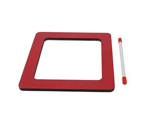 Children Enlightenment Percussion Instrument Hand Drum Special Shaped Square Compressed Board Resin Skin Easy to Play Crisp Sweet Sound Fine Texture Burr