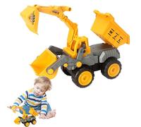 Children Excavator Vehicle, Shovel Construction Toy, Multi-Functional Educational Toy with Hands-On Feature, Learning Vehicle for Kids, Realistic Design, Excavator Playset for Young Children