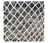 Children Fall Protection Safety Net - Outdoor White Kids Stair Safe Netting Rail Balcony Banister Decor Fence Climbing Woven Rope Truck Cargo Trailer Playground Hammock Swing