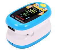 Children Fingertip Pulse Oximeter, Oxygen Monitor for Kids Baby and Blood Oxygen Saturation Heart Rate Monitor with Automatic Shut-Down, SPO2 Pulse Oximeter, Rechargeable via USB (Blue)
