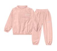 Children Flannel Pajamas Set Long Sleeve Jammies for Kids Coral Fleece Boy Girl and Winter Home Clothes Twins Outfits (4-5 Years)