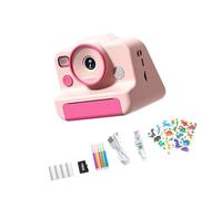 Children Friendly Digital Camera With Instantly Photo Printer 32GB Memory Eye Protections Screen Antique Design Toy Instantly Camera Toy With Photo Printing