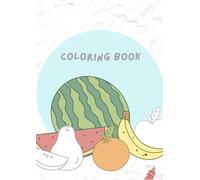 children fruit colouring book