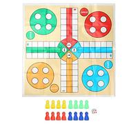 Children Fun Board Game Chess Set Plastic Portable Wear Resistance Chessboard Game Toy for Party Family Travel Camping Leisure Entertainment (Type 3)