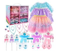 Children Girls Princess Dress Up Set Safe And Non Toxic Children Dress Up Set The For Christmas Birthdays Girl Jewelry Box